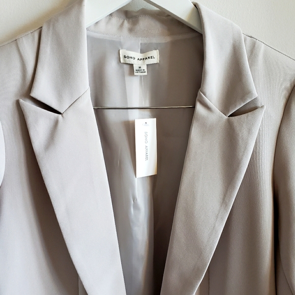 Soho Apparel Suit Sand Color 10% Spandex Luxury Ankle Cuffs Jacket Med Pants 6 - Picture 13 of 16